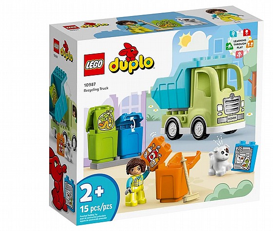 LEGO לגו 10987, Recycling Truck משאית מיחזור