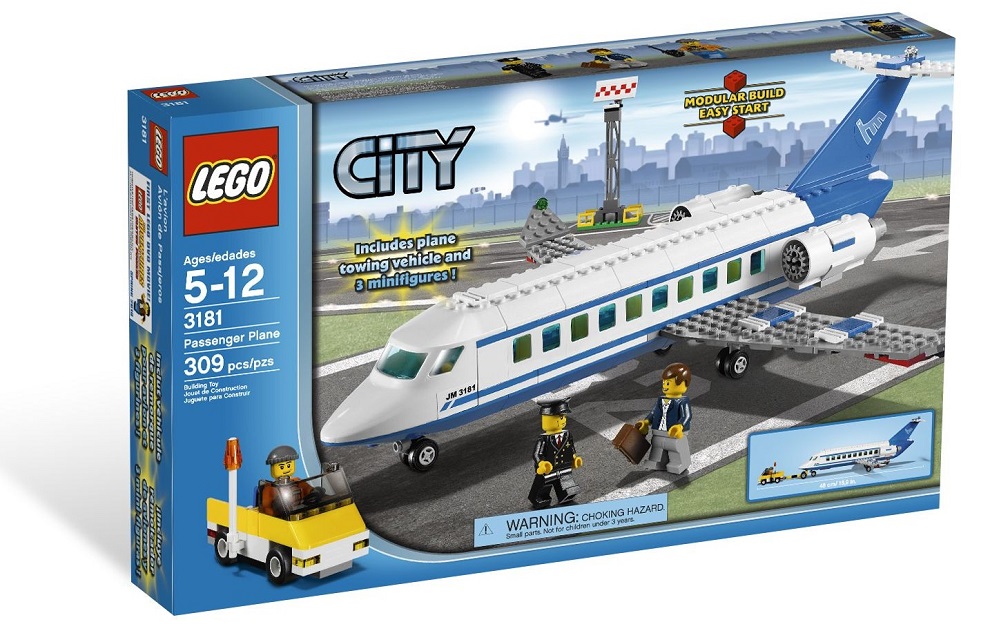 LEGO לגו 3181, Passenger Plane מטוס נוסעים של לגו סיטי