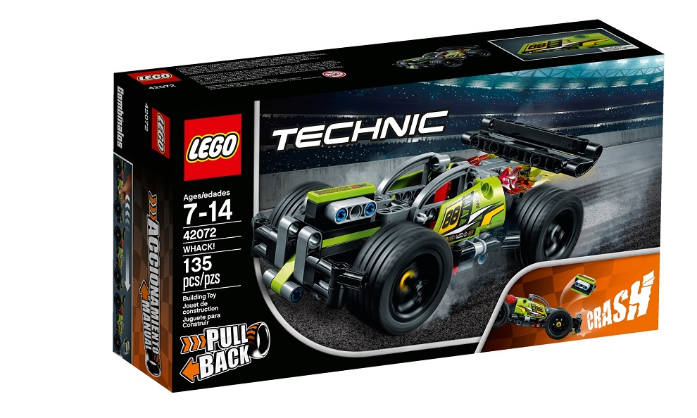 LEGO לגו 42072, !WHACK רכב האצה ופגיעה