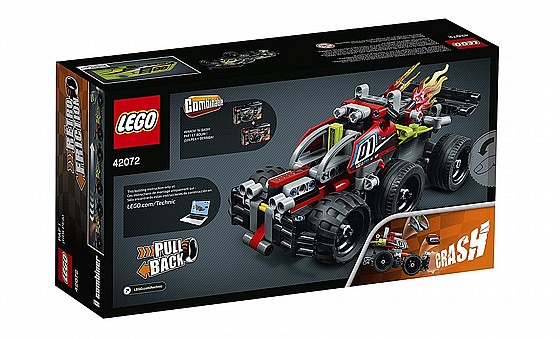 LEGO לגו 42072, !WHACK רכב האצה ופגיעה