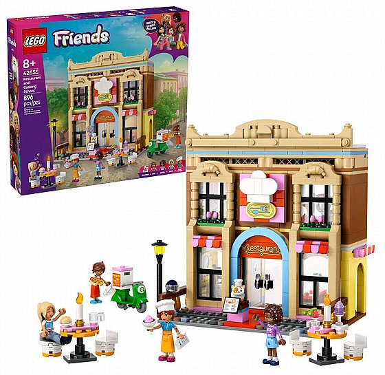 LEGO לגו 42655, Restaurant and Cooking School מסעדה ובית ספר לבישול