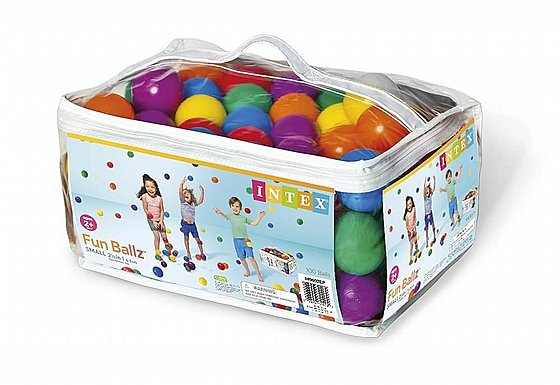 �� �� 100 ����� ������ �������� INTEX ���� FUN BALLZ ��� 49602