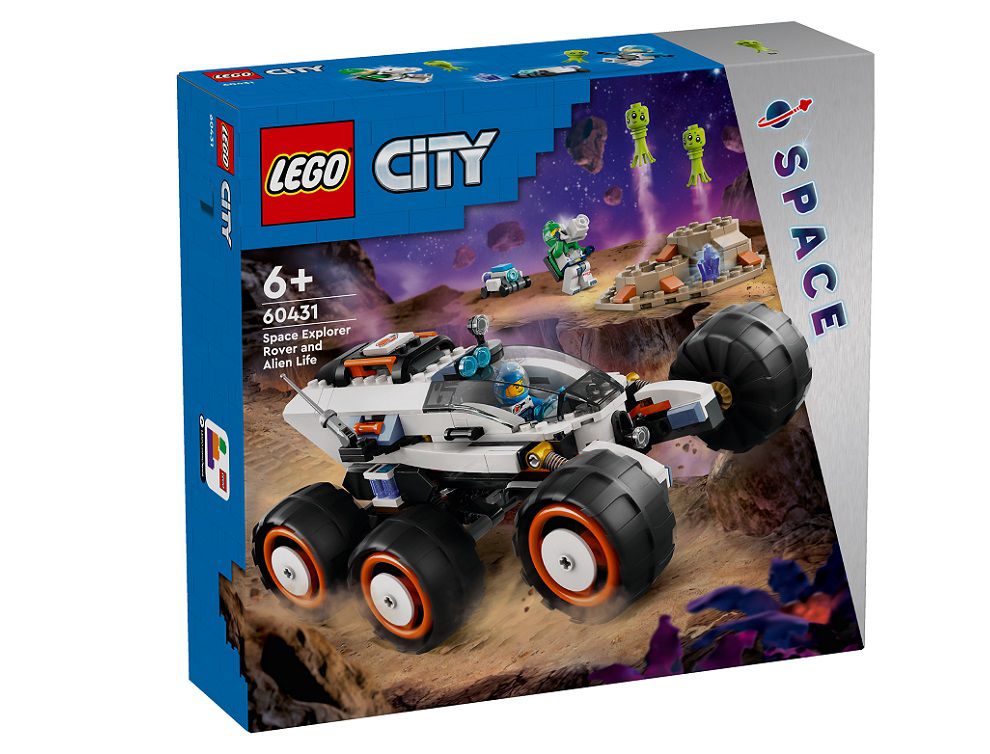 60431 LEGO לגו 60431, Space Explorer Rover and Alien Life רכב חלל רובר לחקר ...