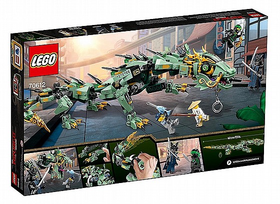 LEGO לגו 70612, Green Ninja Mech Dragon דרקון נינג'ה מכני ירוק
