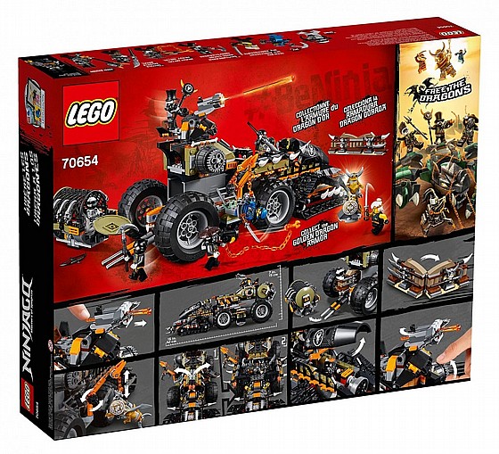 LEGO לגו 70654, Dieselnaut טנק דיזלנאוט