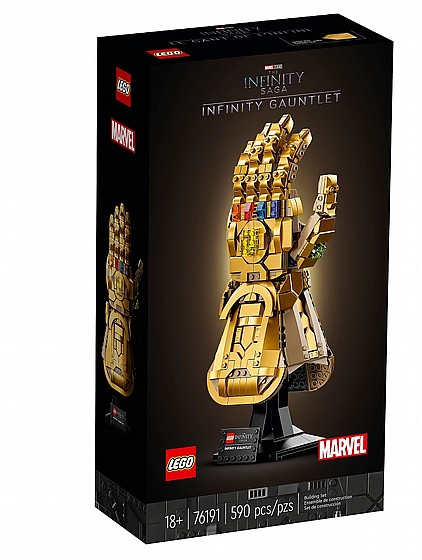 LEGO לגו 76191, Marvel Super Heroes מארוול גיבורי על, Infinity Gauntlet כפפת...