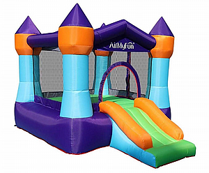 מתקן מתנפח הכולל מתקן קפיצות + מגלשה, דגם 82011 AirMyFun מבית דוקטור דולפין מתקן מתנפח הכולל מתקן קפיצות + מגלשה, דגם 82011 AirMyFun מבית דוקטור דולפין