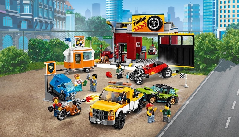 Lego Officina 60258 LEGO לגו 60258, Tuning Workshop המוסך של לגו סיטי